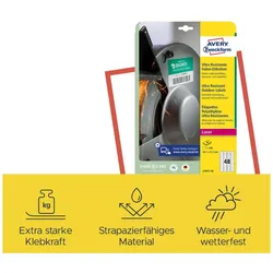 AVERY Zweckform resistente Folienetiketten 45,7 x 21,2 mm