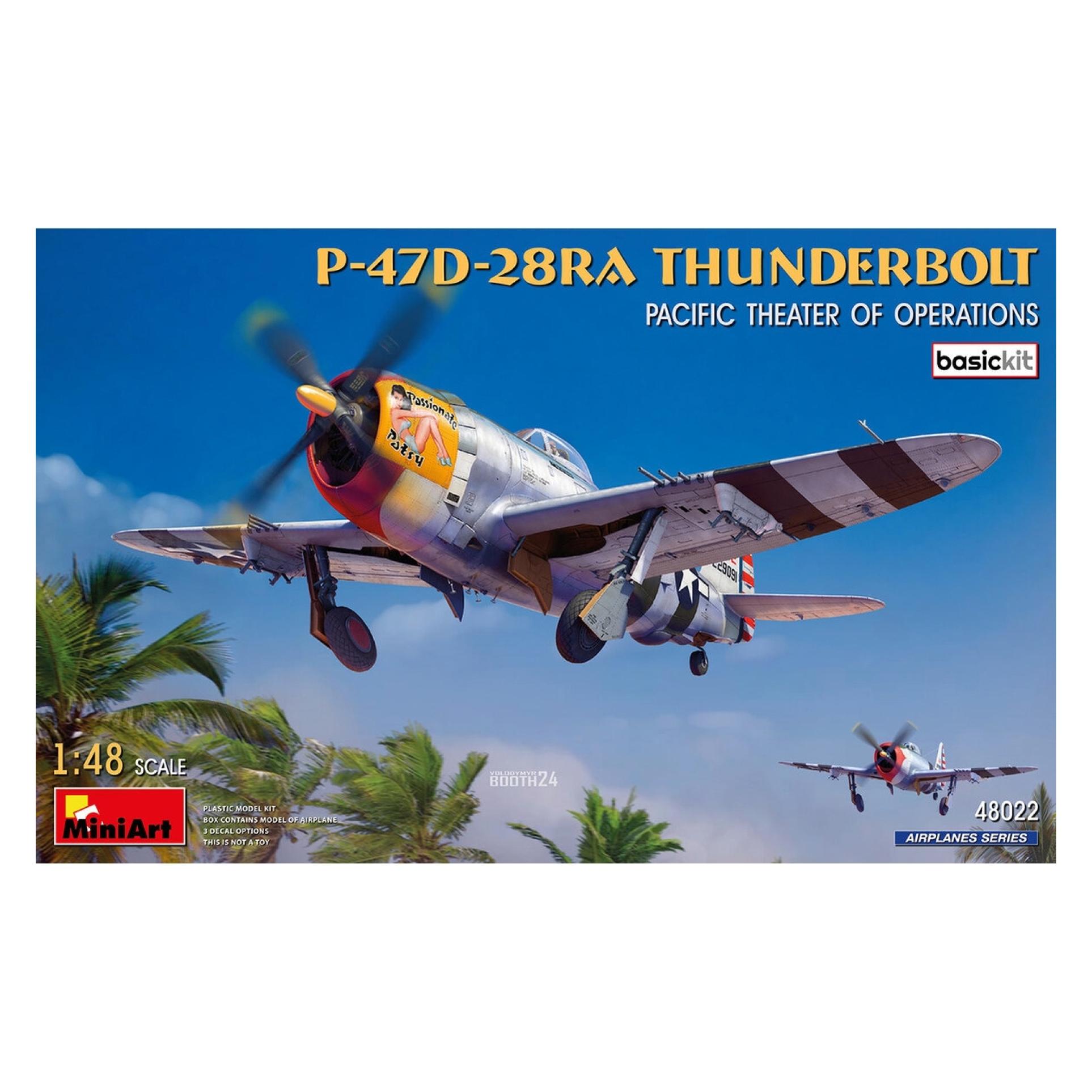 Mini art 1:48 P-47D-28RA Thunderbolt Basic Kit (550048022)