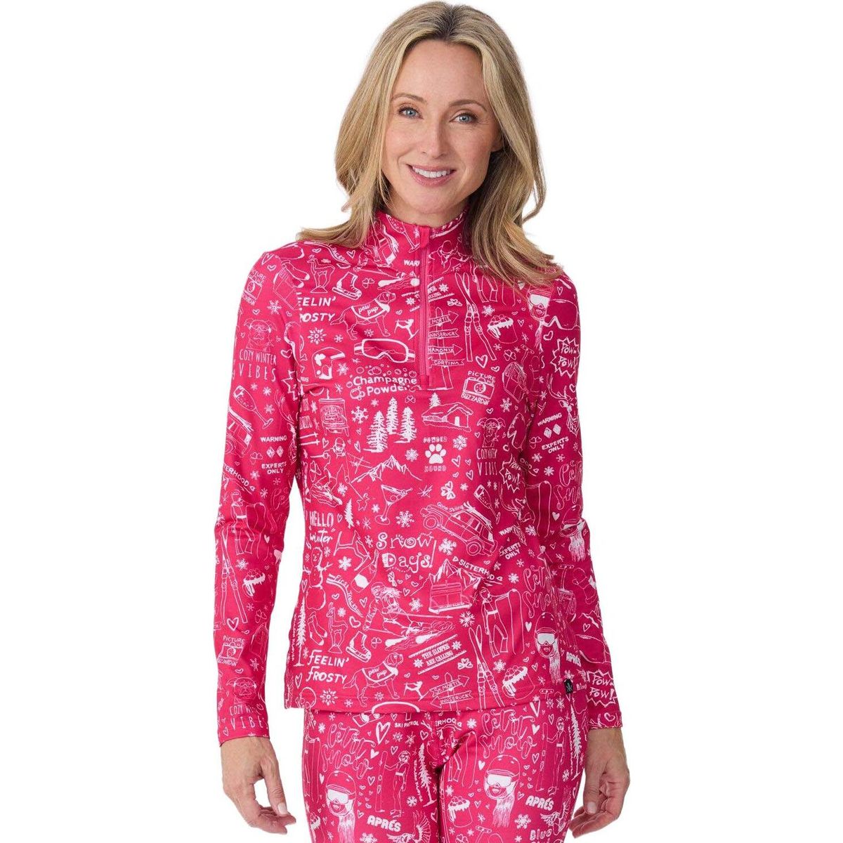 Krimson Klover Graffiti Top pink (959) XS KK-F26547-959-XS