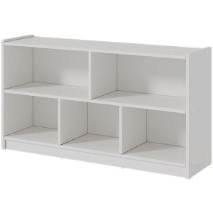 Vicco Bücherregal Conny, weiß, Kinderregal aus Holz, 5 Fächer, 112 x 60,5 x 30cm