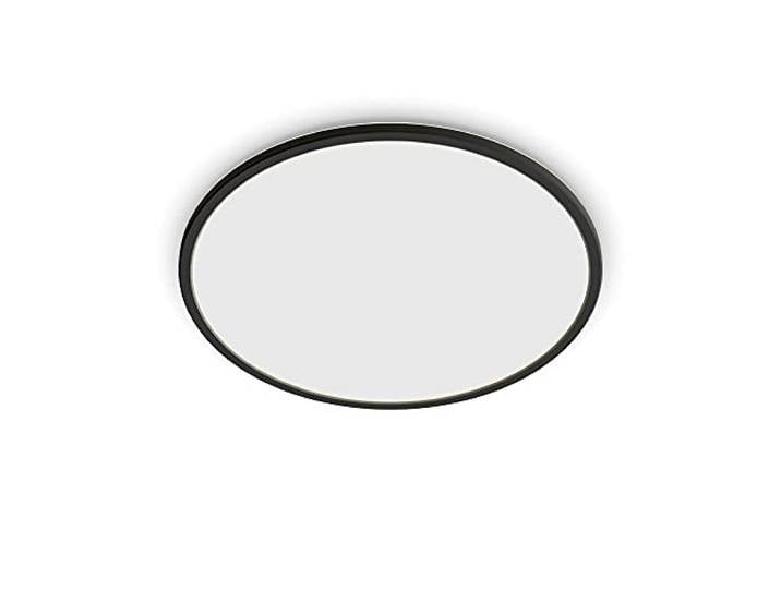 Philips Plafonnier LED Superslim\, SceneSwitch 3 réglages d'intensité\, 22W\, rond\, Noir