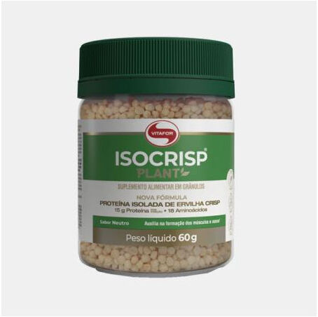 VITAFOR ISOCRISP PLANT PROT. ISOLADA ERVILHA SABOR NEUTRO 60g