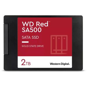 WesternDigital Festplatte WD Red SA500 WDS200T2R0A, 2,5 Zoll, intern, SATA III, 2TB SSD