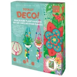 Box Candiy Kreativset Makramee-Blumentopfaufhänger, Handarbeitsset, Mehrfarbig