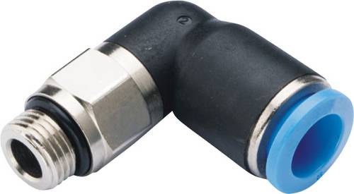 TRU COMPONENTS Winkelverbinder GPL6-G02 Rohr-Ø: 6mm Gewinde-Maß: G1/4"