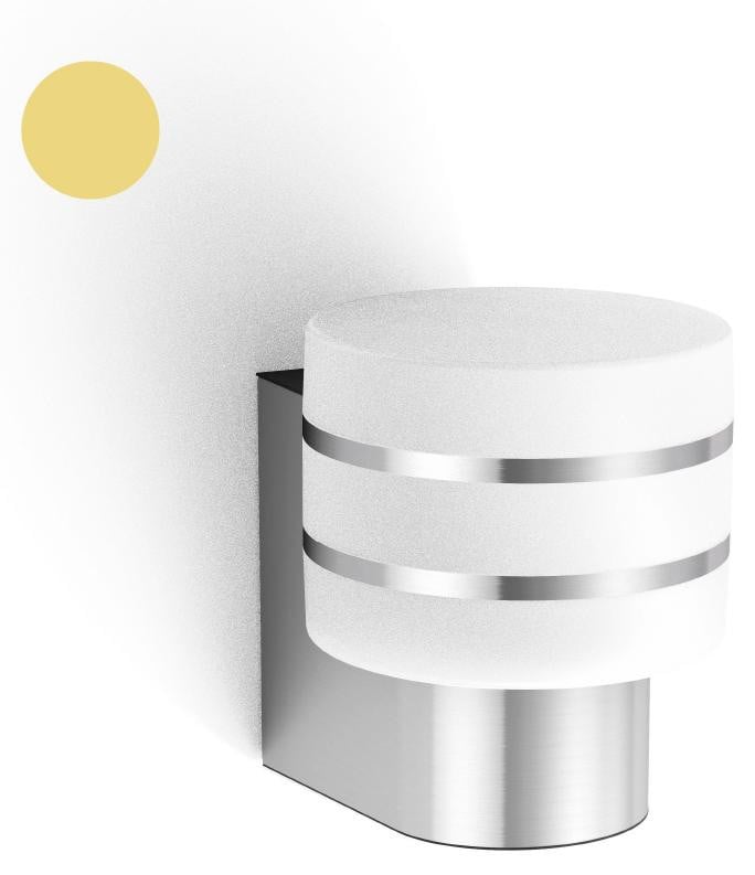 Philips Hue Tuar LED buitenlamp zilvergrijs met up-and-down licht en dimfunctie