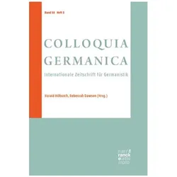 COLLOQUIA GERMANICA 58, 3, Schulbücher von Matthew O. Anderson, Rebeccah Dawson, Kyung Lee Gagum, Melissa Sheedy, Fred Yaniga