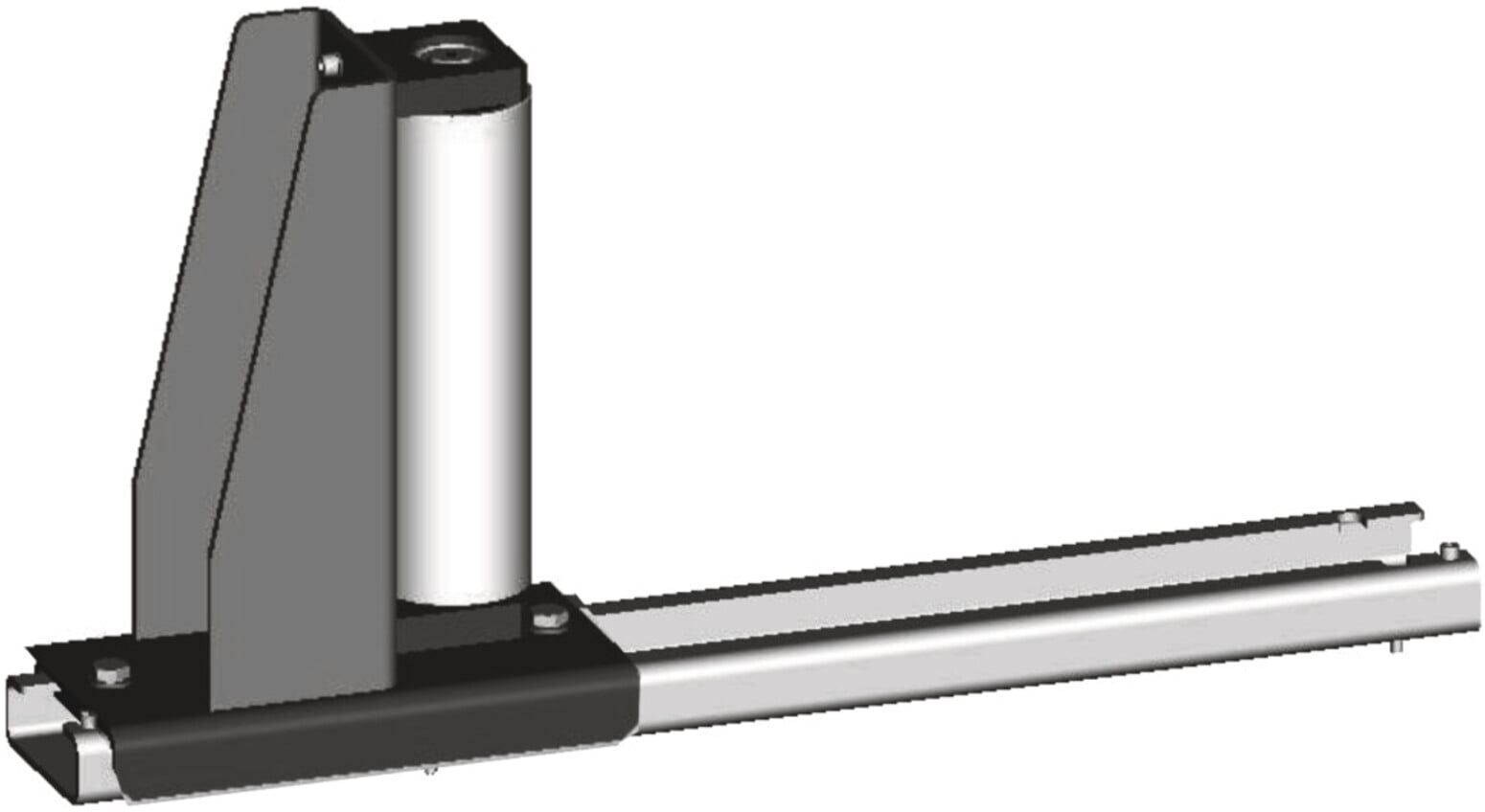 metallkraft Führungsrolle 650mm seitlich beweglich Metall (3649796)
