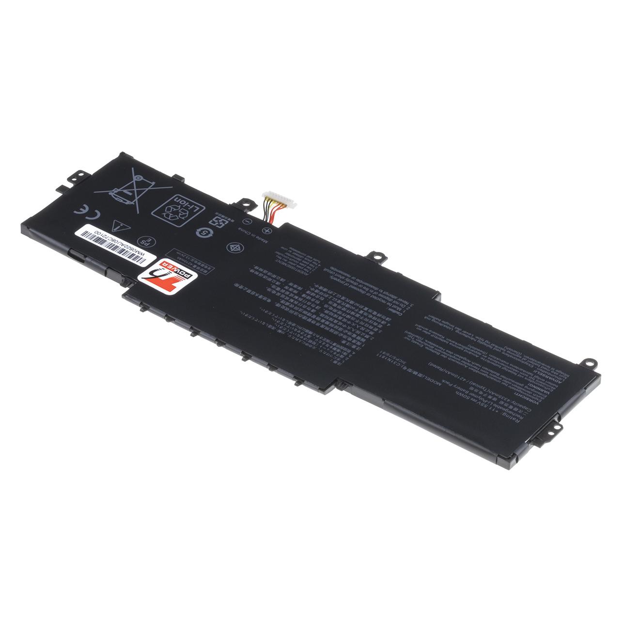 T6 Power Baterie Asus ZenBook 14 UX433F, UX433FA, UX433FN,,, 3cell, Li-pol (3 Zellen, 4335 mAh) (NBAS0165)