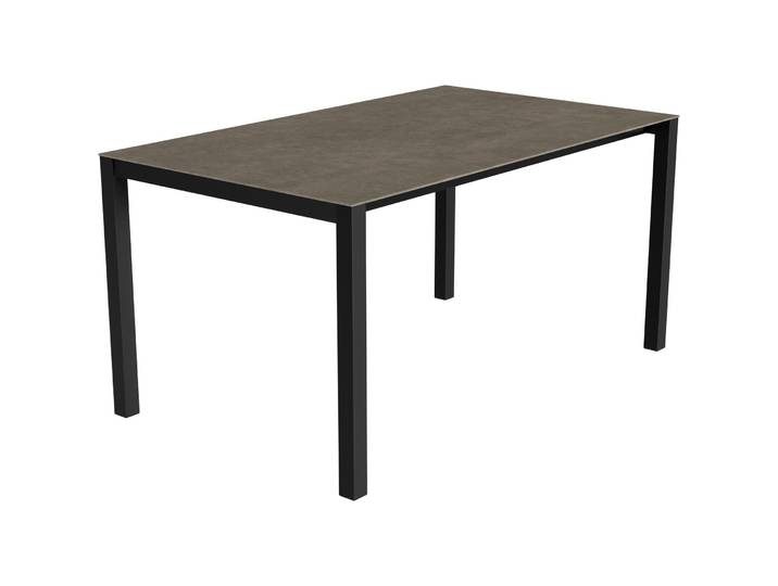Gartentisch ausziehbar Campo Grande anthrazit / Roccia Keramik/Stahl B 150 T 90 cm - Möbel Konfigurator: Traummöbel individuell zusammenstellen