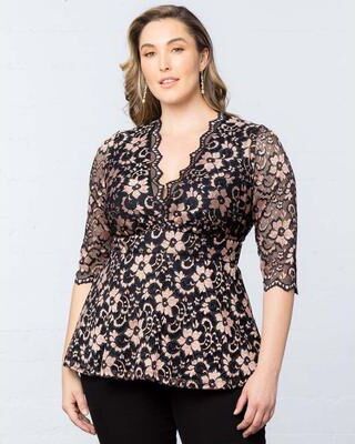 KIYONNA Luxe Lace Top