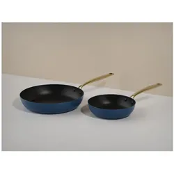 Combekk Element Expert Bratpfannen-Set, Pfannenset + Topfset, Blau