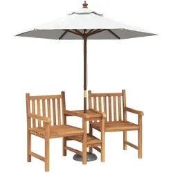 vidaXL, Gartenstühle, Hasenes (Latten-Design)