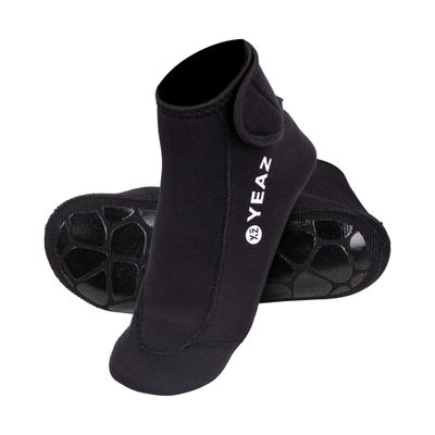 Neoprensocken YEAZ "Neoprensocken NEOSOCK GRIP PRO", Damen, Gr. 38, Sockengröße, schwarz, Obermaterial: 90% Neopren neoprene. 10% Nylon NY., Socken