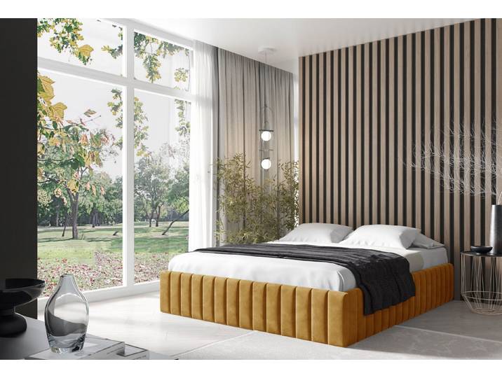 yourhouse24 Polsterbett Borneo Doppelbett Bettgestell Lattenrost