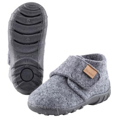 Sterntaler - Kid's Hausschuh Uni - Hüttenschuhe 26 | EU 26 grau