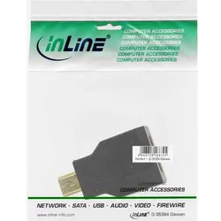 INLINE HDMI Adapter, Mini HDMI C Buchse auf Micro HDMI D St, 4K2K kompatibel, vergoldete Kontakte