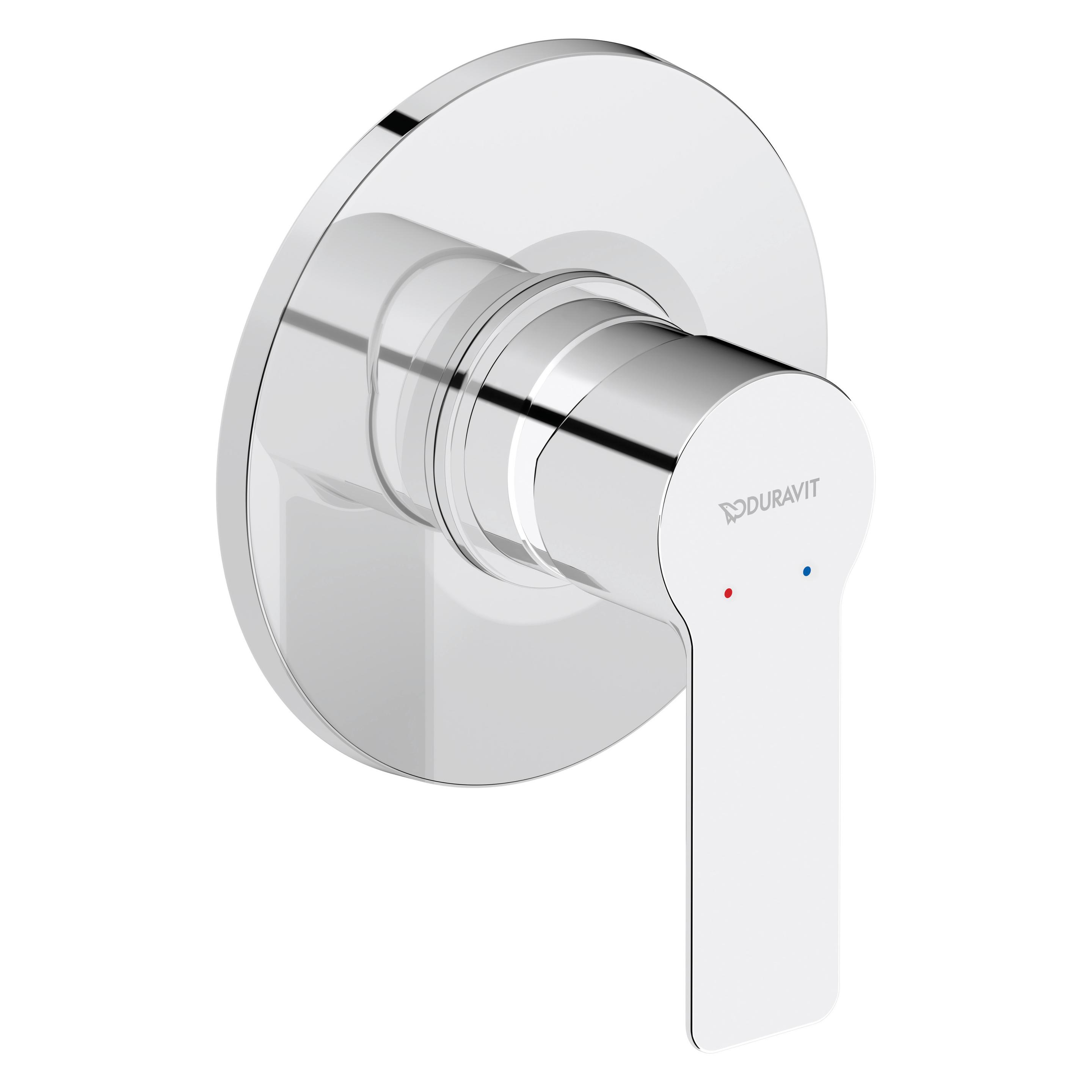 Duravit D-Code Einhebelmischer Unterputz Set, Rosette rund (DC4210007010)