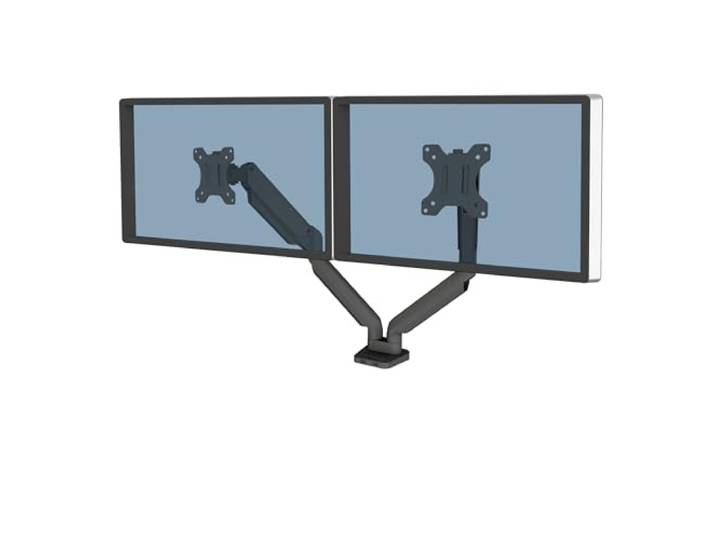 Fellowes Platinum Series Monitorarm, dubbele horizontale monitorarm voor monitors van 10-27 inch