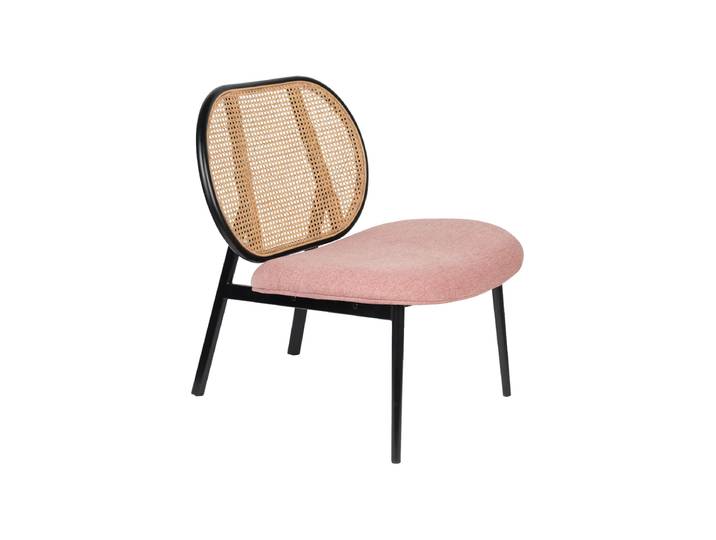 Design Loungesessel „Spike“ Natural / Rosa Zuiver