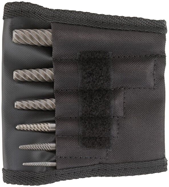 STAHLWILLE Jeu de 6 extracteurs de goujons, en trousse tissu avec goujures larges 6 (96710101)