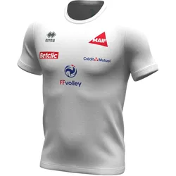 Errea, Unisex, Sportshirt, T-Shirt Frankreich Evo 2026/27 (L), Weiss, L