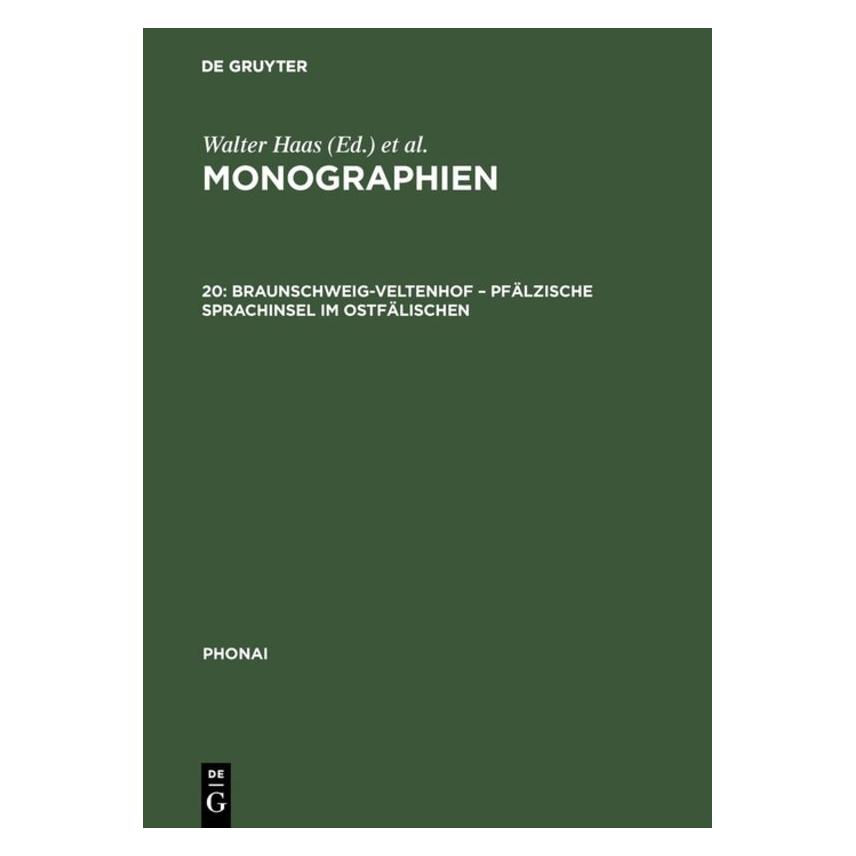 De Gruyter Phonai: Monographien 11 (Deutsch, Hardcover, Dieter Karch) (67825366)