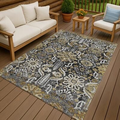 Addison Rugs Machine Washable Indoor/ Outdoor Global Firestone Chantille Rug