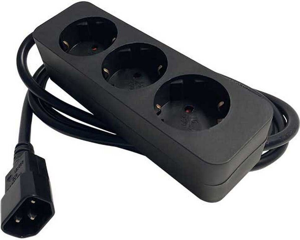 Online USV-Systeme Stekkerdoos met USB-aansluiting en 3 stopcontacten