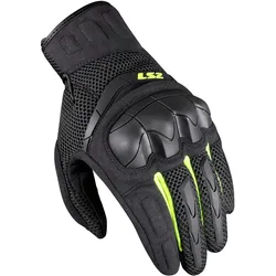 LS2, Motorradhandschuhe, Kubra Motorrad Handschuhe, anthrazit/neon-gelb, L (Herren, L)