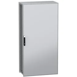 Schneider Electric NSYSFN201050P Standgehäuse, elektrisch, PanelSeT SFN, aus dekarbonisiertem Stahl, mit Montageplatte, montiert, 2000x1000x500mm
