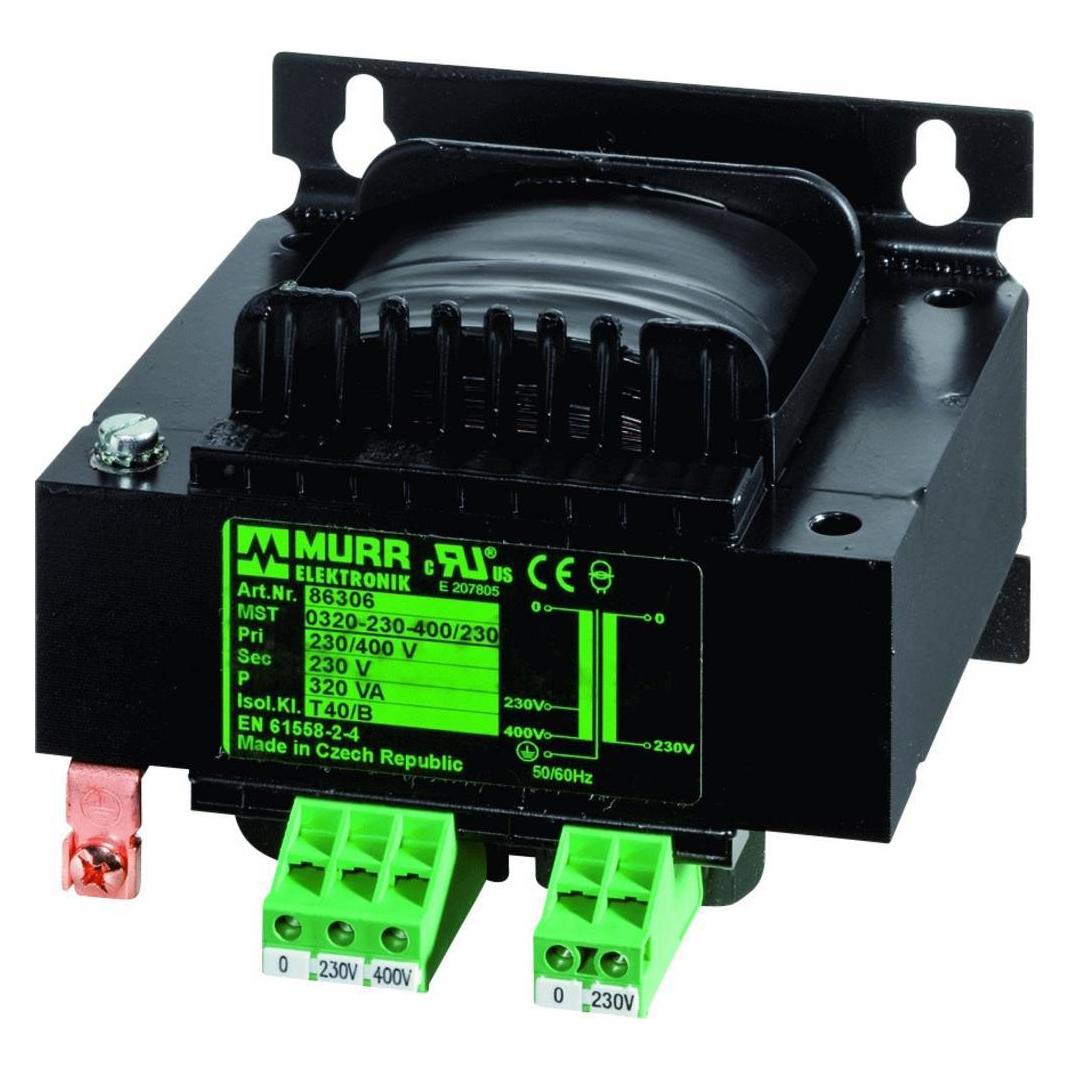 Murr Elektronik MST Einphasen Steuer- und Trenntransformator P: 1000VA IN: 230/400VAC OUT: 230VAC (86311)