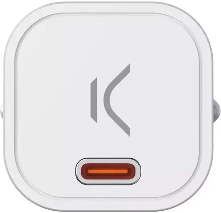 Ksix Gan Usb-C Blanco / Cargador De Pared Mini 30W