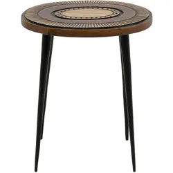 Kare Design, Couchtisch + Beistelltisch, Beistelltisch Medina Oval 40x30cm (30 x 40 x 45 cm)