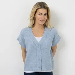 DINE 'N' DANCE Cardigan 1/2-Arm Knopfleiste leger