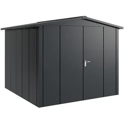 Hörmann Metall-Gerätehaus "Juno" mit Satteldach, JSD10 - Design, 262 x 262 cm (B x T),anthrazit,