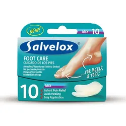Salvequick Foot Care Mix Blisters 10 stk