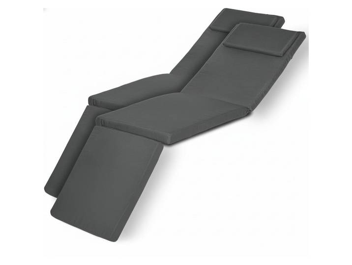 DECKCHAIRAUFLAGE Loftlux DC 175x45x5cm Graphitgrau (2tlg)