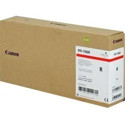 Canon Original PFI-706R Druckerpatrone - rot 700ml