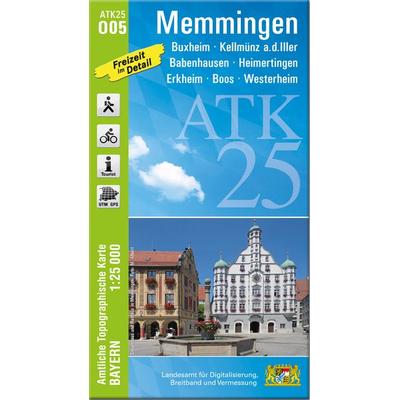 ATK25-O05 Memmingen (Amtliche Topographische Karte 1:25000), Sonstige von , Landesamt für Digitalisierung, Breitband und Vermessung, Bayern,