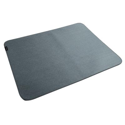 Exacompta 29814E Schreibunterlage Teksto, aus RPET-Filz (gewonnen aus dem Recycling von Plastikflaschen), Format 50x65cm, grau