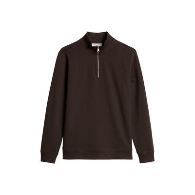 Sweatshirt MARC O'POLO DENIM "aus reiner Bio-Baumwolle", Herren, Gr. XL, braun (chocolate braun), Obermaterial: 100% Baumwolle, unifarben, regular fit, Rippbündchen, Sweatshirts Sweatshirt