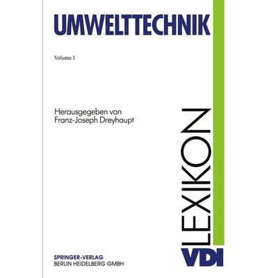 VDI-Lexikon Umwelttechnik, Set von , Springer Berlin, 978-3-642-95751-2