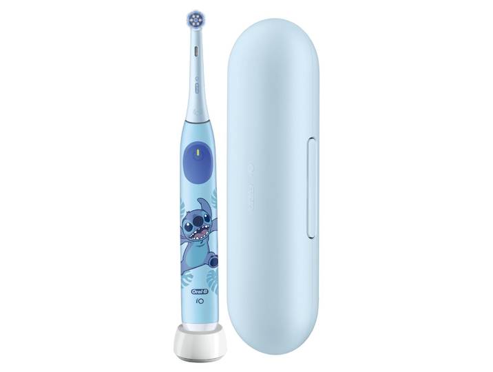 Brosse à dent électrique Enfant IO Kids stitch + Coffret de voyage ORAL-B
