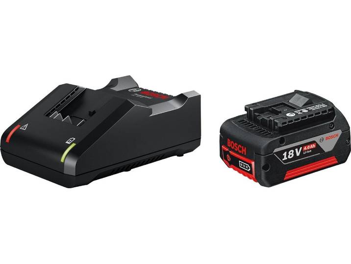 Batterie BOSCH GBA 18V 4.0 Ah + Chargeur 18V-40 Professional - 1600A01B9Y