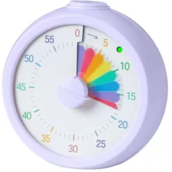 Relaxdays Visueller Timer Regenbogen Lila