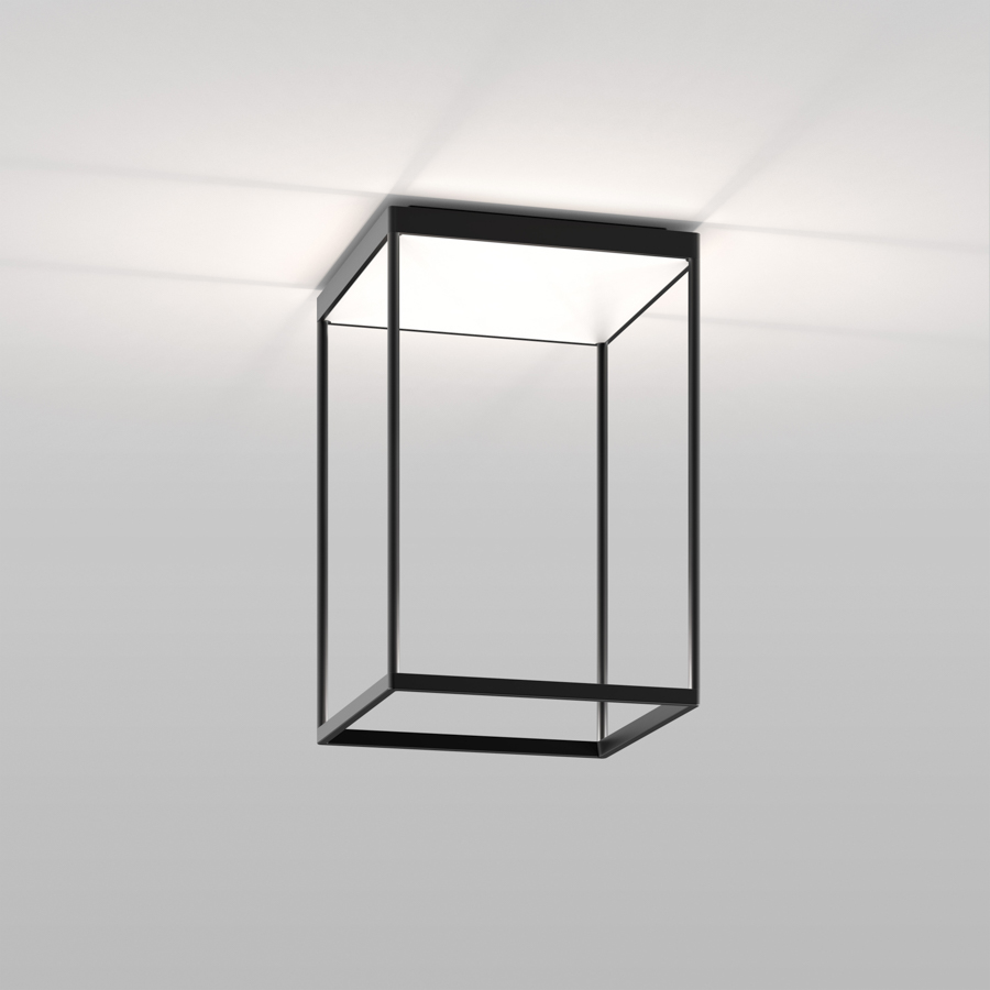 Serien Lighting LED-Deckenleuchte REFLEX² M 45cm schwarz 2700K RE2201 4260548461916