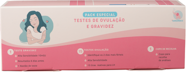 Narizinhos Pack Especial Teste de Ovulação e Gravidez 1 un