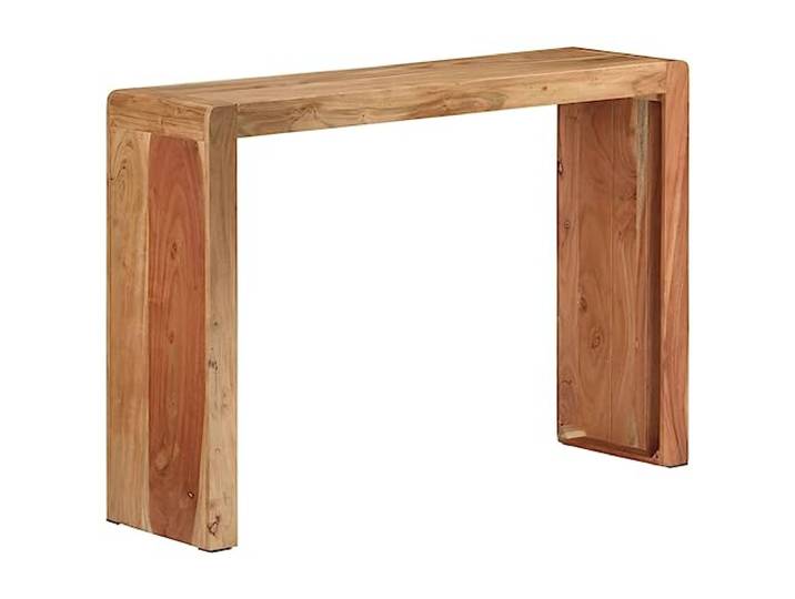 Makastle Konsolentisch aus Massivholz Akazie, 110 x 30 x 76 cm, Braun Konsolentisch 110x30x76 Cm Massivholz Akazie