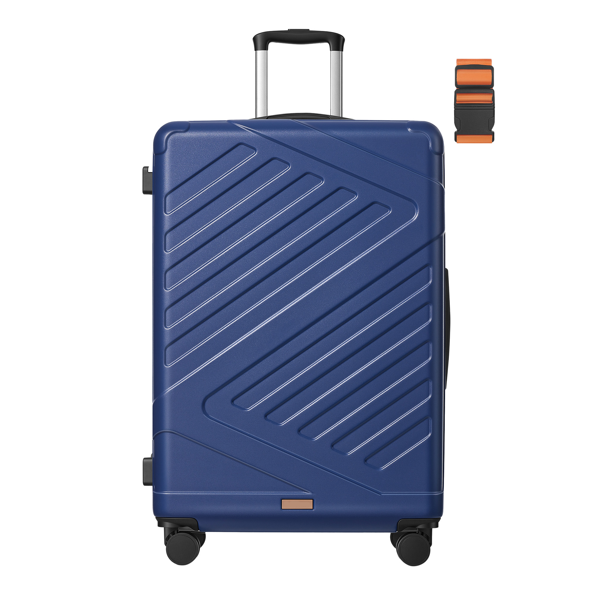 SONGMICS Koffer, Hartschalenkoffer mit TSA-Schloss und Koffergurt, erweiterbar RLPB35002Q101